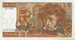 10 Francs BERLIOZ FRANCE  1978 F.63.25 TTB+