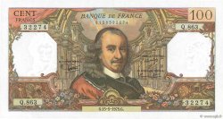 100 Francs CORNEILLE FRANCIA  1975 F.65.49 FDC