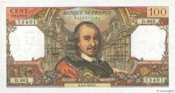 100 Francs CORNEILLE FRANCIA  1976 F.65.53 EBC