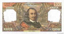 100 Francs CORNEILLE FRANKREICH  1978 F.65.61 fST+