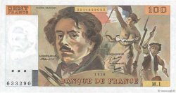 100 Francs DELACROIX FRANCIA  1978 F.68.01