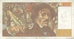 100 Francs DELACROIX modifié FRANCE  1978 F.69.01h pr.TB