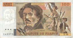 100 Francs DELACROIX modifié FRANCIA  1979 F.69.02b