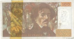 100 Francs DELACROIX modifié FRANCE  1979 F.69.02c G