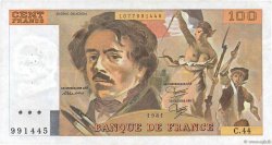 100 Francs DELACROIX modifié FRANCIA  1981 F.69.05 MBC+