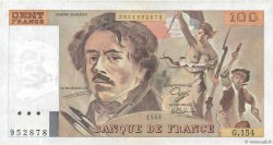 100 Francs DELACROIX modifié FRANCE  1989 F.69.13d TTB