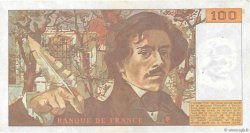 100 Francs DELACROIX modifié FRANCE  1989 F.69.13d TTB