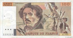 100 Francs DELACROIX modifié FRANCIA  1989 F.69.13d MBC