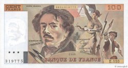 100 Francs DELACROIX modifié FRANCIA  1989 F.69.13d q.FDC