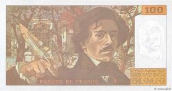 100 Francs DELACROIX imprimé en continu FRANKREICH  1993 F.69bis.07 ST