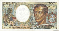 200 Francs MONTESQUIEU FRANKREICH  1983 F.70.03 fVZ