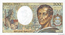 200 Francs MONTESQUIEU FRANCIA  1984 F.70.04 SC