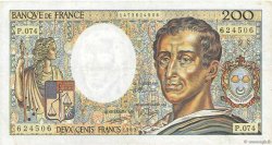200 Francs MONTESQUIEU FRANCIA  1989 F.70.09
