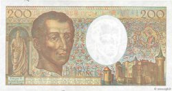 200 Francs MONTESQUIEU FRANKREICH  1990 F.70.10a fVZ