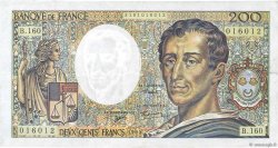 200 Francs MONTESQUIEU Modifié FRANCE  1994 F.70/2.01 pr.SUP