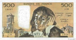 500 Francs PASCAL FRANCE  1975 F.71.13 AU-
