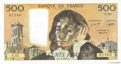 500 Francs PASCAL FRANCE  1976 F.71.15 AU-