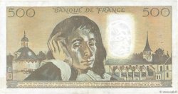 500 Francs PASCAL FRANCE  1980 F.71.22 VF+