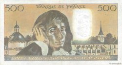 500 Francs PASCAL FRANCE  1986 F.71.34 VF+