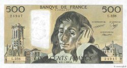 500 Francs PASCAL FRANCIA  1987 F.71.36 FDC