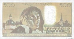 500 Francs PASCAL FRANCE  1988 F.71.38 XF