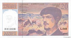 20 Francs DEBUSSY Modifié FRANCE  1995 F.66ter.01 pr.NEUF