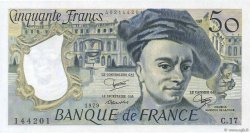 50 Francs QUENTIN DE LA TOUR FRANKREICH  1979 F.67.05 fST