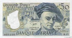 50 Francs QUENTIN DE LA TOUR FRANCIA  1979 F.67.05 MBC+