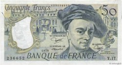 50 Francs QUENTIN DE LA TOUR FRANCIA  1979 F.67.05 BB