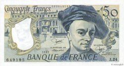 50 Francs QUENTIN DE LA TOUR FRANCE  1981 F.67.07