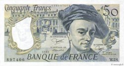 50 Francs QUENTIN DE LA TOUR FRANCIA  1981 F.67.07 SC