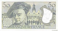 50 Francs QUENTIN DE LA TOUR FRANCIA  1988 F.67.14 q.FDC