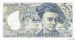 50 Francs QUENTIN DE LA TOUR FRANKREICH  1990 F.67.16 ST