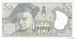 50 Francs QUENTIN DE LA TOUR FRANCIA  1990 F.67.16 FDC