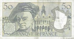 50 Francs QUENTIN DE LA TOUR FRANCE  1991 F.67.17 TTB