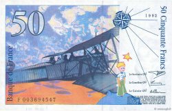 50 Francs SAINT-EXUPÉRY FRANCIA  1992 F.72.01b SPL