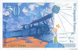 50 Francs SAINT-EXUPÉRY Modifié FRANCE  1996 F.73.02 UNC-