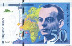 50 Francs SAINT-EXUPÉRY Modifié FRANCIA  1997 F.73.04 AU