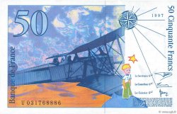 50 Francs SAINT-EXUPÉRY Modifié FRANCIA  1997 F.73.04 q.FDC