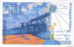 50 Francs SAINT-EXUPÉRY Modifié FRANKREICH  1997 F.73.04 fST+