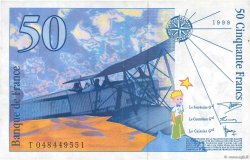 50 Francs SAINT-EXUPÉRY Modifié FRANCIA  1999 F.73.05 MBC