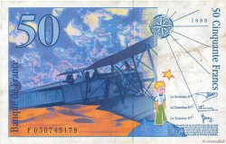 50 Francs SAINT-EXUPÉRY Modifié FRANKREICH  1999 F.73.05 SS
