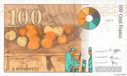 100 Francs CÉZANNE FRANCIA  1997 F.74.01 EBC