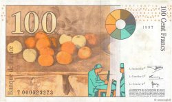 100 Francs CÉZANNE FRANCE  1997 F.74.01 VF