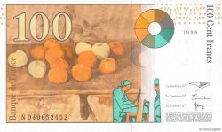 100 Francs CÉZANNE Fauté FRANCIA  1998 F.74.02 AU