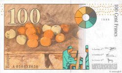 100 Francs CÉZANNE FRANCE  1998 F.74.02 NEUF