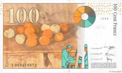 100 Francs CÉZANNE FRANCIA  1998 F.74.02 FDC