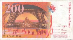 200 Francs EIFFEL FRANCE  1995 F.75.01 VF-