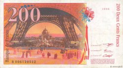 200 Francs EIFFEL FRANCE  1996 F.75.02 pr.TTB