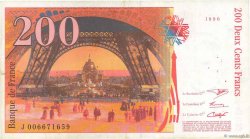 200 Francs EIFFEL FRANKREICH  1996 F.75.02 fSS